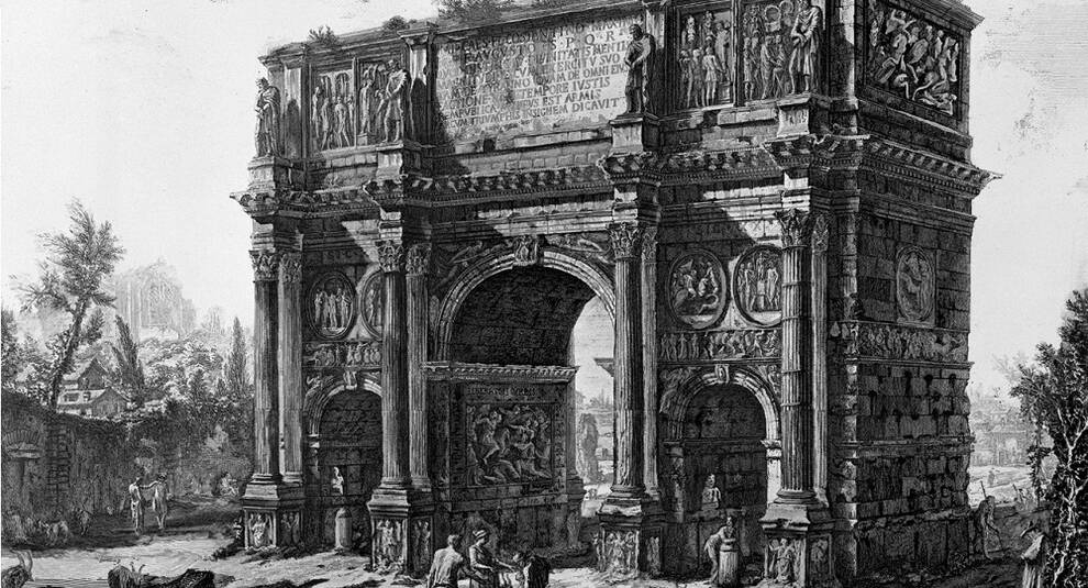 История древних сооружений: Триумфальная арка Константина (часть II)
