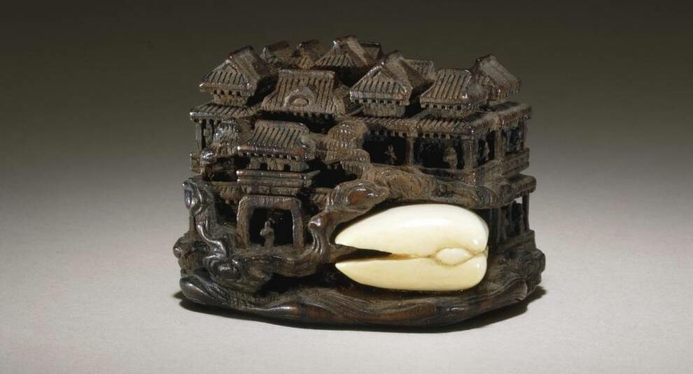 Vintage netsuke from the collection of the Augustus Franks