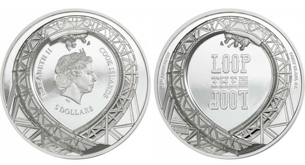 Roller coaster: Сook Islands dedicated a new coin to the attraction