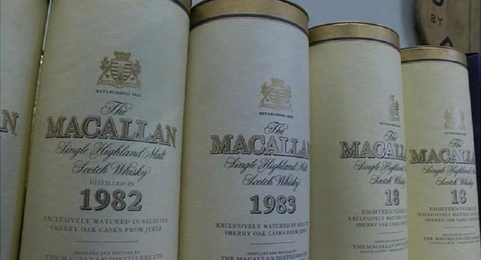 Коллекция алкоголя по цене дома: за виски Macallan готовы отдать 40 тыс. фунтов стерлингов