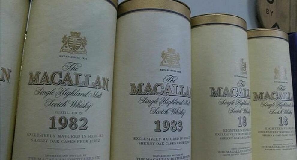 Collection of alcohol at the price of the house: for Macallan whiskey ready to give 40 thousand pounds