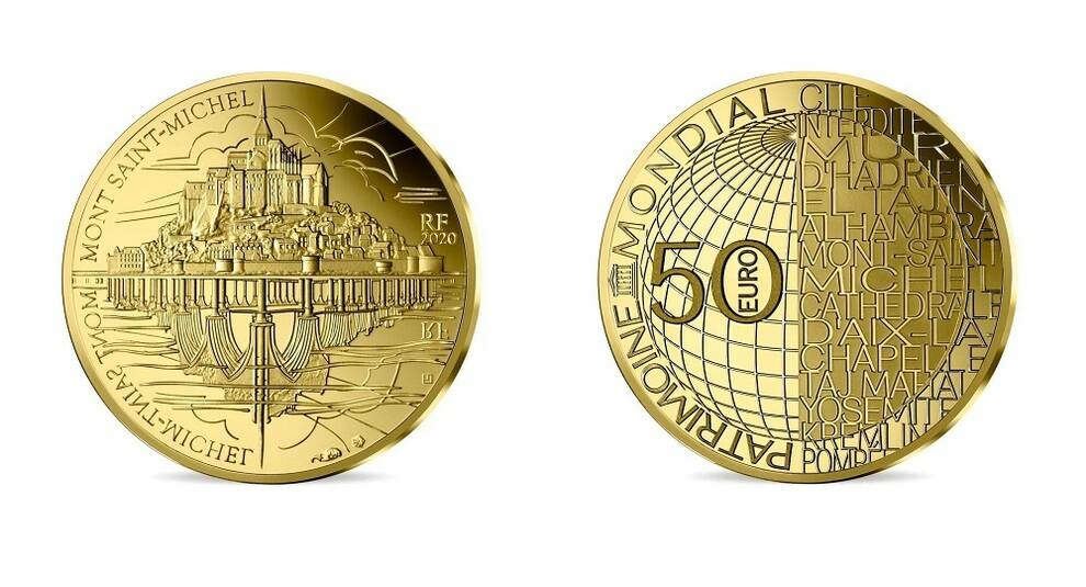 In France, a coin was presented in honor of the famous island