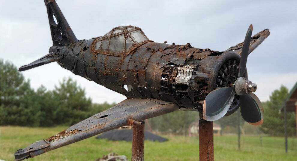 Ukraine has a new Museum, which showed the wreckage of old aircraft