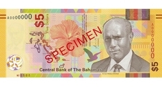 На Багамах выпущены новые 5-долларовые банкноты
