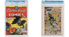On Heritage Auctions for 1 million dollars can sell a comic book about Batman