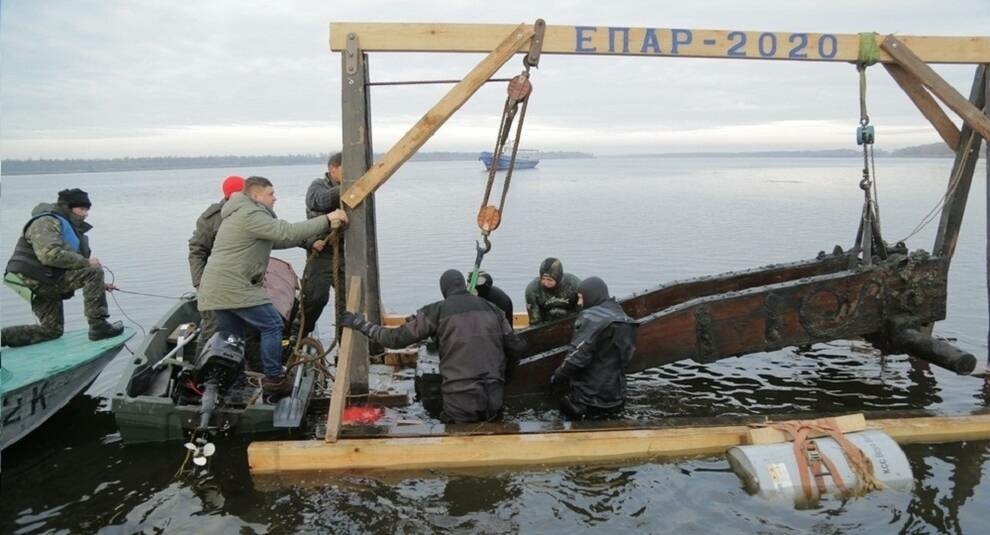 Унікальна знахідка: поруч з Хортицею знайдений старовинний лафет