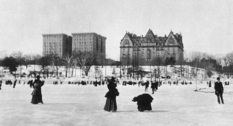 Зимові розваги в Нью-Йорку в першій половині минулого століття