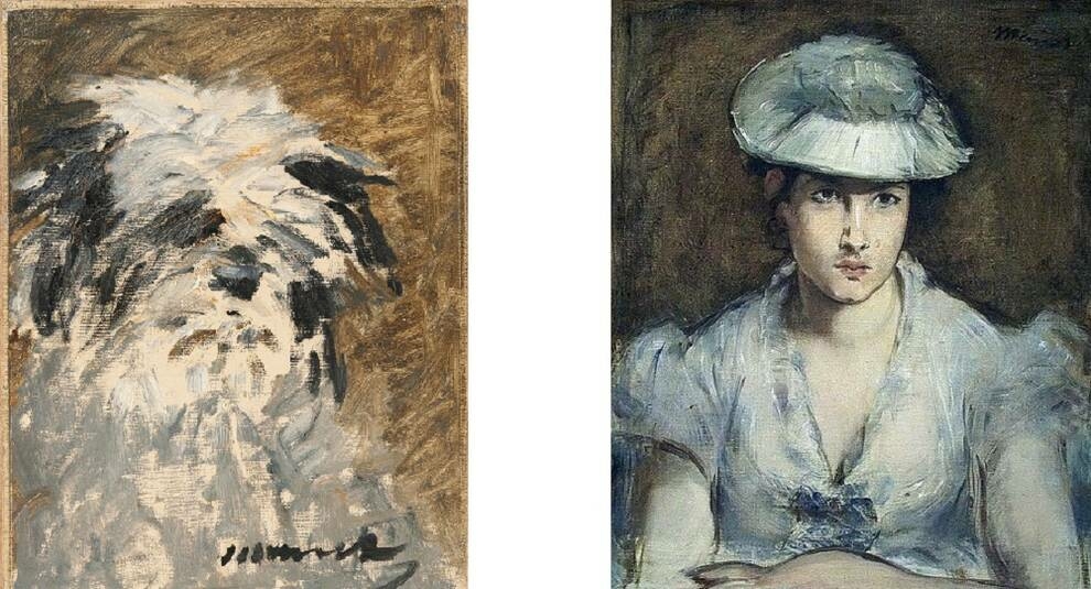 At the auction, a painting by Manet, kept in the family of his friend, was put up