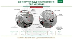 Commemorative coin of 20 hryvnia 