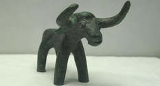 В древнегреческом святилище Олимпия обнаружена бронзовая фигурка быка