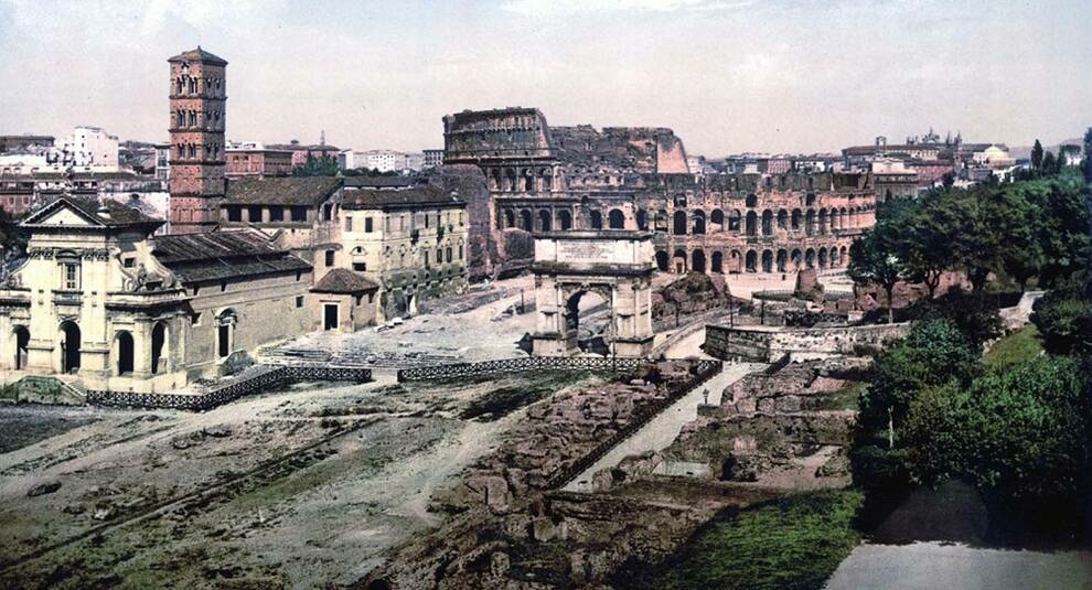 Рим на кольорових знімках кінця XIX століття