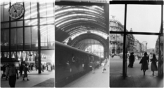 The legendary Frankfurt train Station, as it was in the middle of the last century