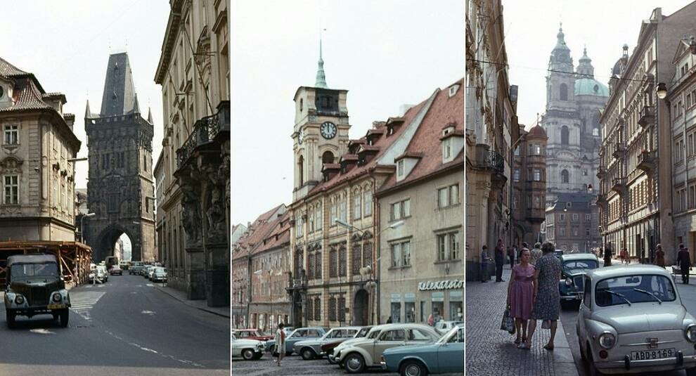 Urban landscapes of Czechoslovakia in the 1970s