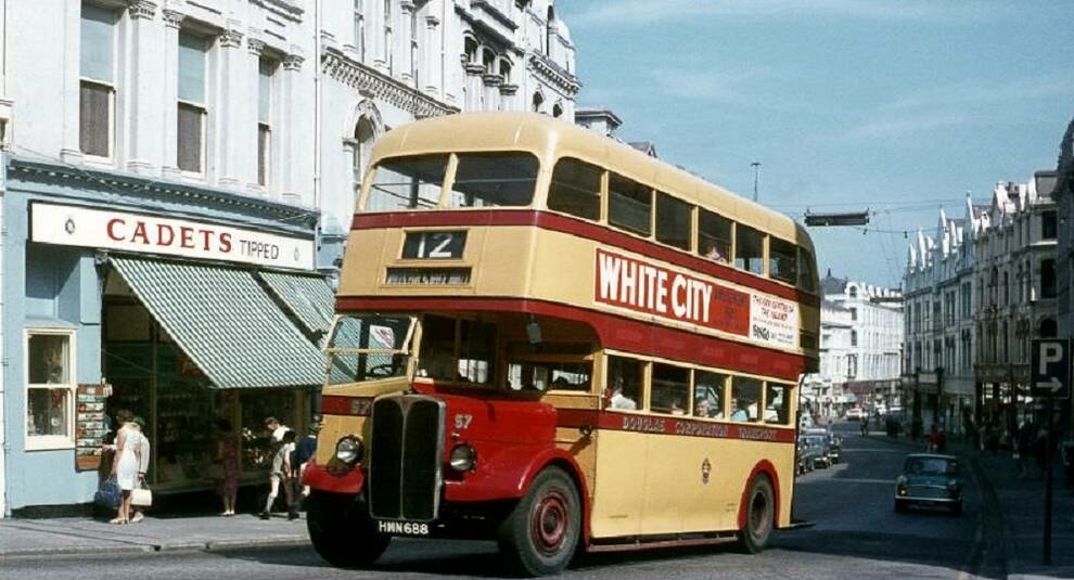 Isle of Man buses in the early 1970s
