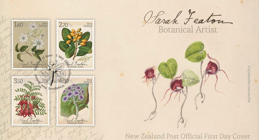 Sarah Ann Fiton's Plant Drawings: New Zealand releases new stamps