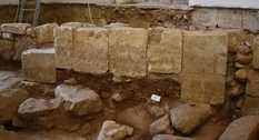 Remains of an old chapel found under a church in Malta