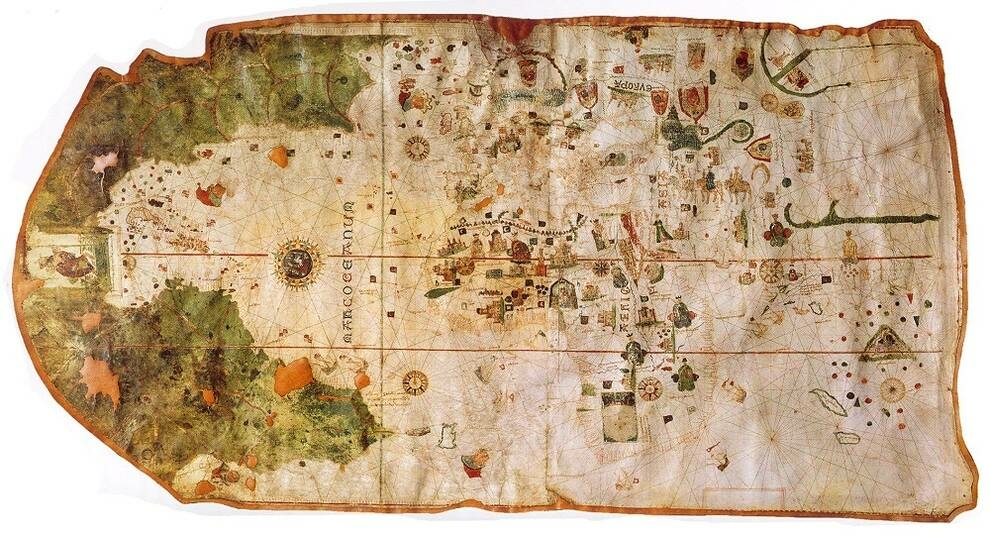 Старейшее изображение Нового Света: карта Хуана де ла Коса