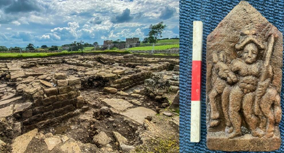 На севере Англии археологи нашли рельеф с необычным изображением