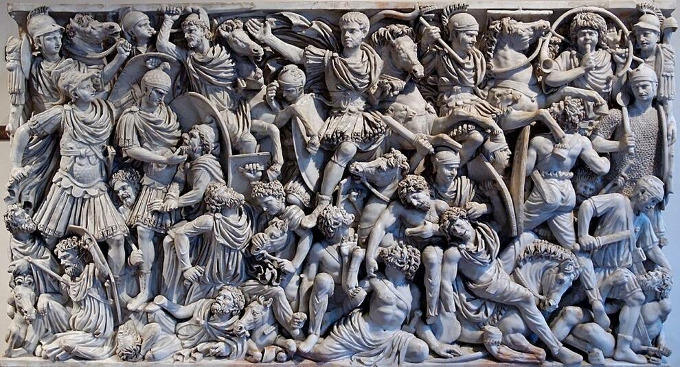 Romans and Barbarians: The Ludovisi sarcophagus