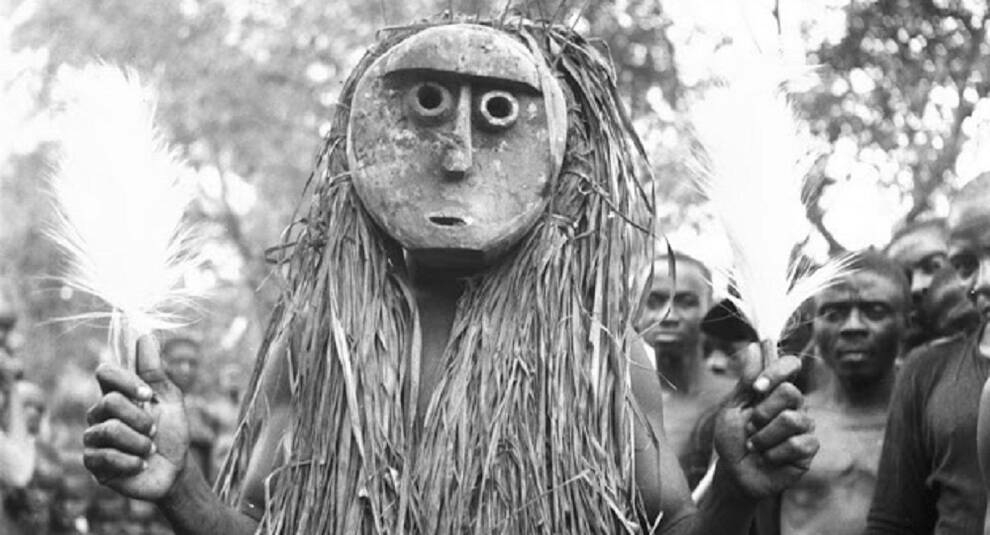 Ритуальные танцы в Нигерии в начале XX века