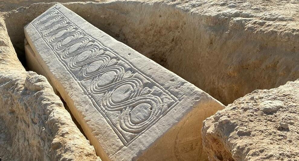 A sarcophagus of the VI century was discovered in the south-east of Spain
