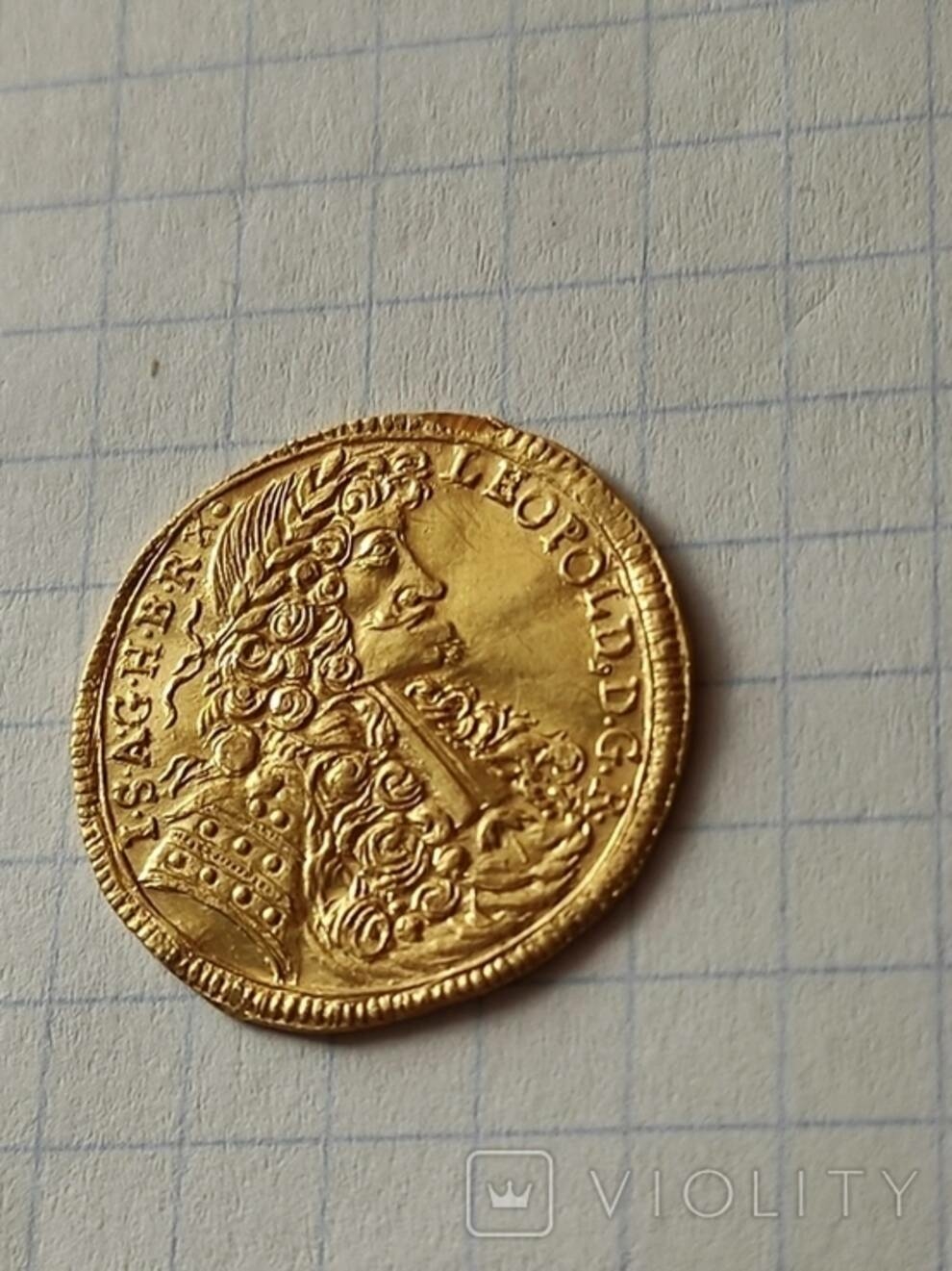 Transylvanian ducat of Emperor Leopold of 1699 - commemorative coin in ...
