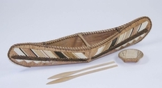 Miniature canoes in the British Royal Collection