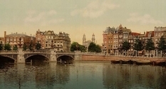 Amsterdam in color in the photo of the XIX century