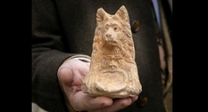 Three tombs with a statuette in the form of a dog have been discovered in Rome