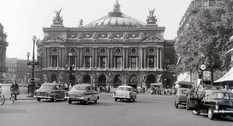 Paris in the photo of the middle of the last century