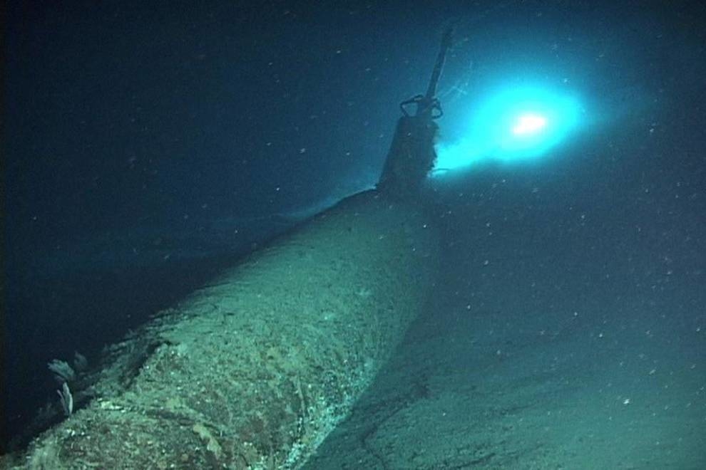 Underwater cemetery: military equipment from the Second World War, which rests on the bottom of the oceans and seas