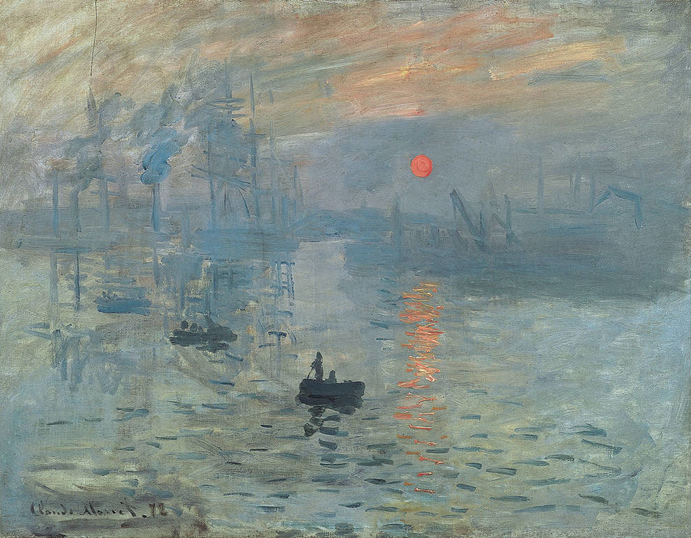 Popular styles of painting: impressionism