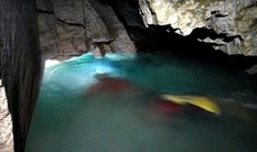 With fins, in wetsuits and with oxygen tanks: in the Ternopil region exploring the deepest underground lake in Ukraine