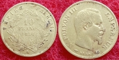 10 francs of the second empire