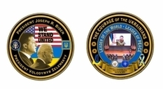 Зеленский, Украина и выступление перед Конгрессом США — новая памятная монета Белого дома