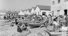Life in Portugal: coastal villages in a photo from the middle of the last century