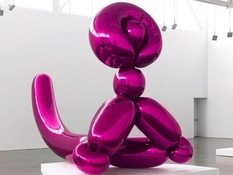 Виктор и Елена Пинчук выставят скульптуру Джеффа Кунса на аукционе Christie's