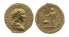 Aurei of Trajan in the collection of Edward Wigan
