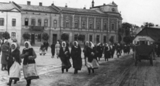 A retro photo of the Western Ukrainian Gorodok