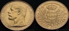 100 francs 1901 Prince Albert I of Monaco.