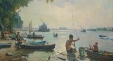 Master of landscape and genre painting Albin Gavdzinsky