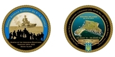 Sinking cruiser, Ukrainian military and Serpent's Island - a new elite coin-like souvenir