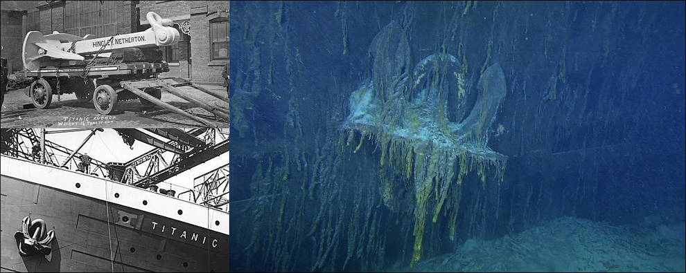 How were the remains of the Titanic found?