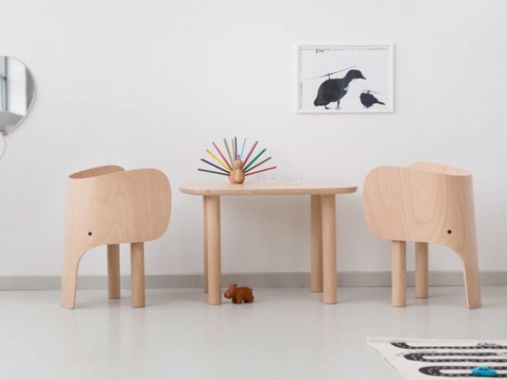 Krzesełka-слоники: kolekcja mebli dziecięcych Elephant
