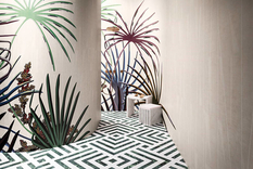 Glamora Wallpapers: tropics and abstractions in your shower