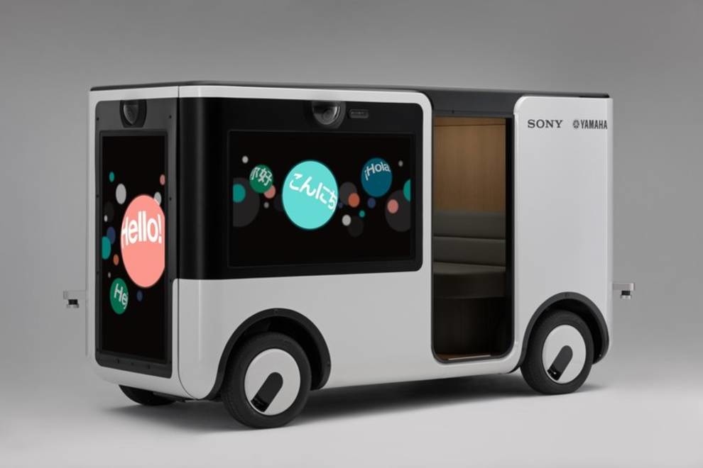 Sony and Yamaha presented a new minibus