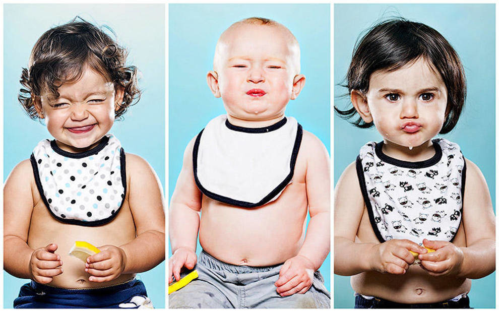 Fotografowie z Toronto pokazują reakcję dzieci na cytrynę