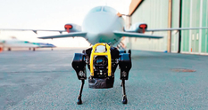 Italian engineers have developed a robot that is able to pull aircraft