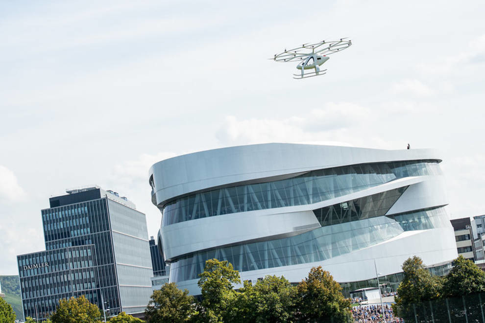 Volocopter demonstrated the flight of its air taxi