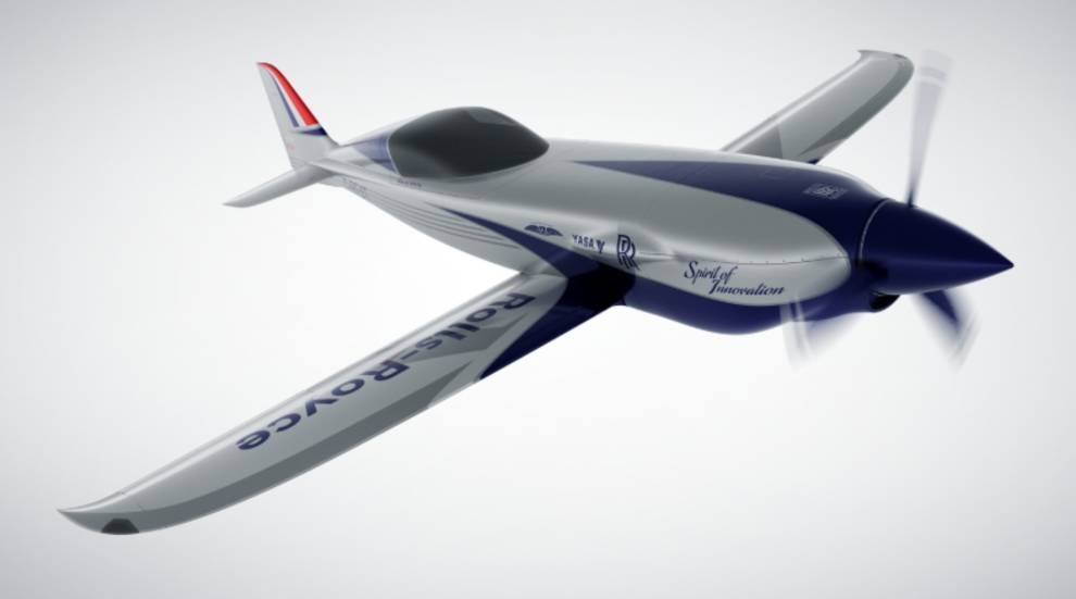 Roll-Royce tested its first high-speed electric airplane